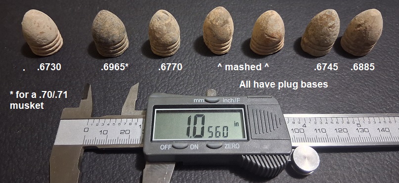 Civil War Bullets 69 caliber CSA camp